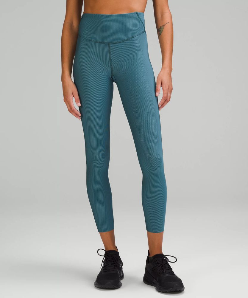 Lululemon athletica Base Pace High-Rise Tight 25 *Two-Tone Ribbed, Women's Leggings/Tights
