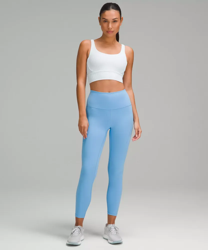 Lululemon athletica Wunder Train High-Rise Tight with Pockets 25 *Foil, Women's  Leggings/Tights