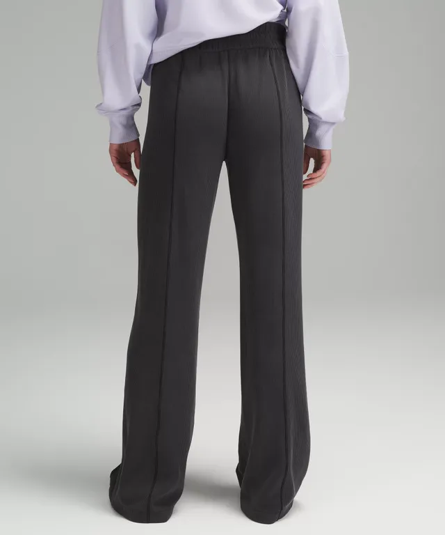 Textured High-Rise Flared Track Pant 32