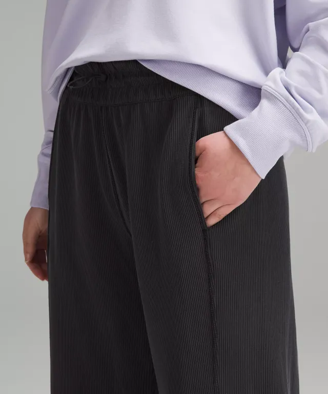 Brushed Softstreme Ribbed Zip Flared Pant 32.5, Women's Sweatpants