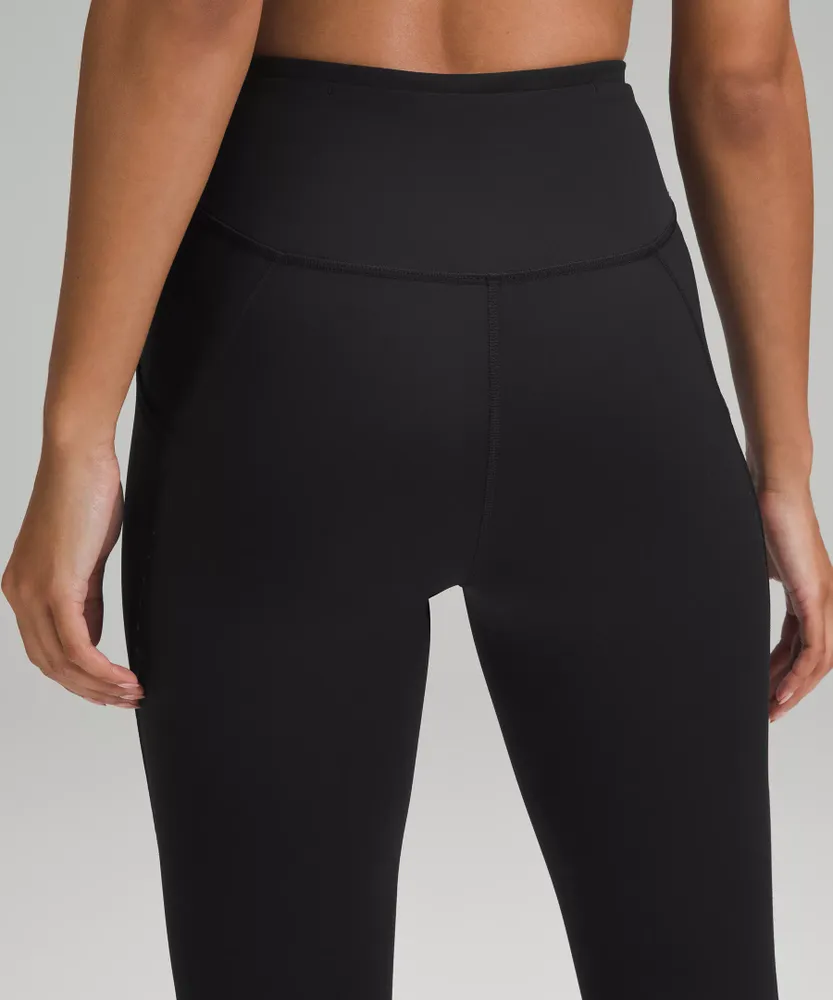 LULULEMON Fast and Free 7/8 Tight 25 (Black (Non-Reflective), 12)