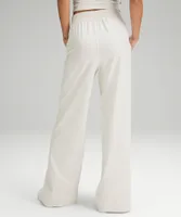 Stretch Woven Wide-Leg High-Rise Pant | Women's Pants