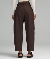 City Sleek Mid-Rise Barrel-Leg Pant *Light Utilitech | Women's Trousers