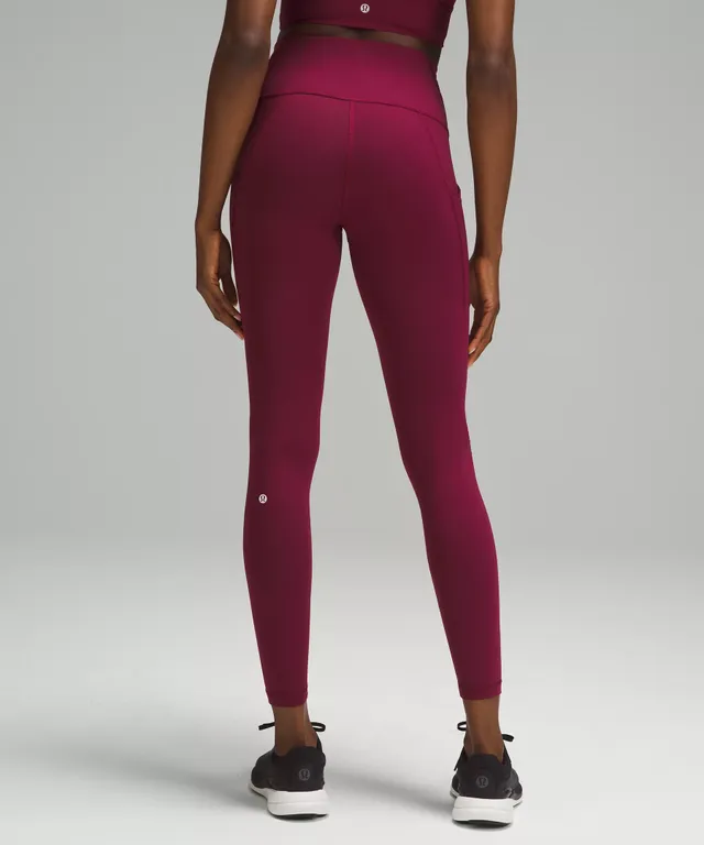 lululemon athletica Wunder Train High-rise Tight Leggings - 28 - Color  Pink - Size 0 in Red