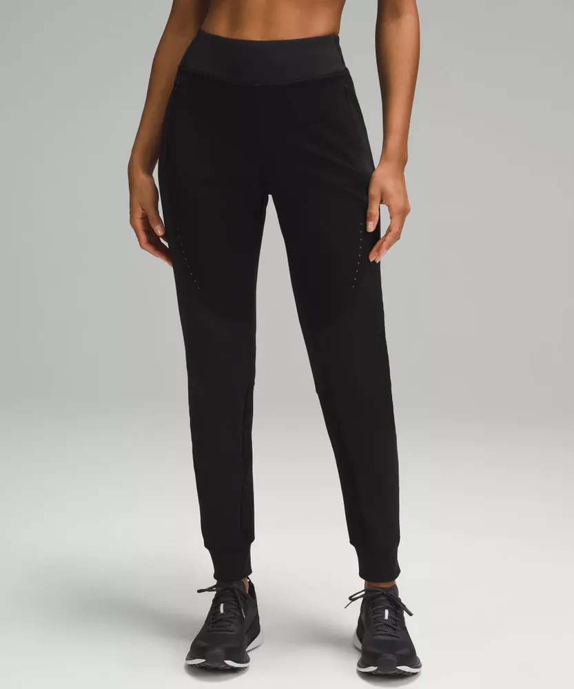 Black Adapted-state water-repellent track pants, lululemon