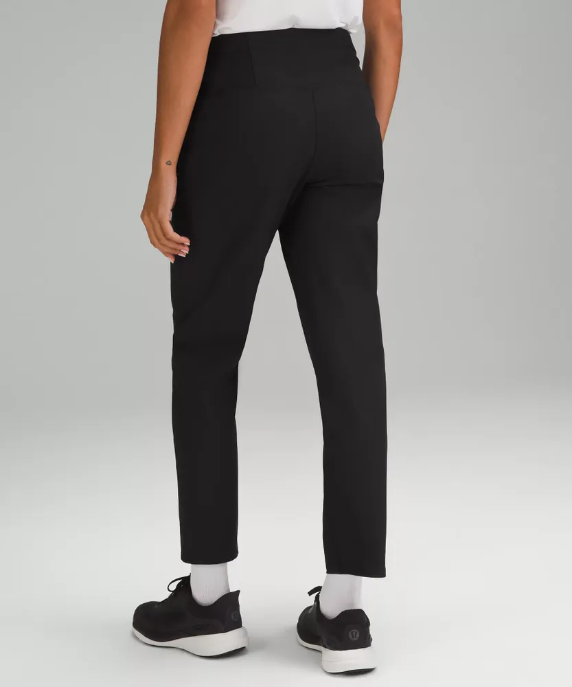 Lululemon Fade Black Sweatpants Women Size 6 Drawstring Waist Hem Pockets