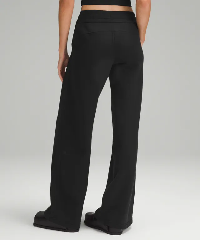 Scuba Mid Rise Wide Leg Pant Full Length in bone｜TikTok Search