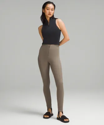 Pull-On Zip-Front High-Rise Pant *Full Length | Women's Pants