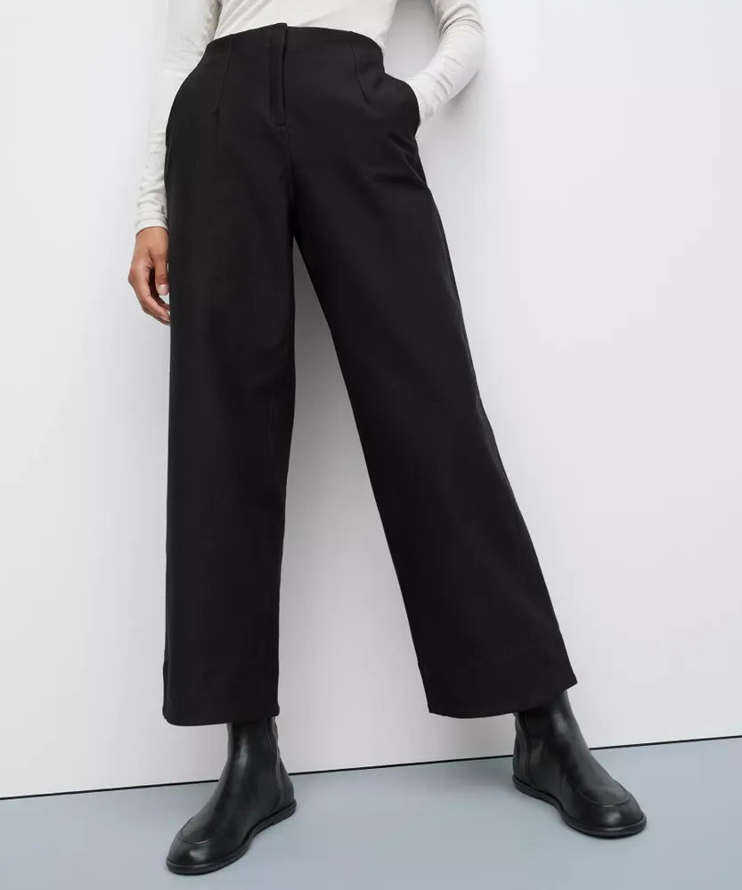 Lululemon Straight-Leg Mid-Rise Pant Luxtreme *Regular Black Size