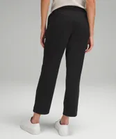 Scuba Mid-Rise Straight-Leg Pant 7/8 Length Velvet Cord, Women's Pants