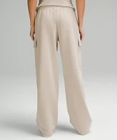 Cotton-Blend Double-Knit Mid-Rise Cargo Pant | Women's Pants