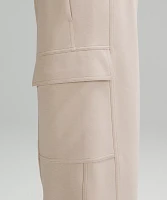 Cotton-Blend Double-Knit Mid-Rise Cargo Pant | Women's Pants