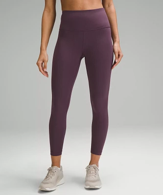 Wunder Train High-Rise Ribbed Tight 25" | Women's Leggings/Tights