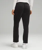 Lululemon athletica Scuba Mid-Rise Straight-Leg Pant 7/8 Length Velvet Cord, Women's Pants