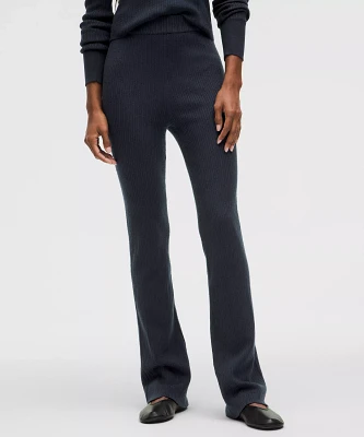 Ribbed Merino Wool-Blend Pant | Women's Pants