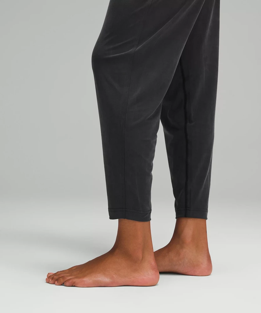 Cupro Foldover Relaxed Yoga Pant | Women's Pants