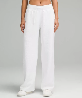 Textured High-Rise Wide-Leg Track Pant *Regular | Women's Pants