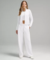 Textured High-Rise Wide-Leg Track Pant *Regular | Women's Pants