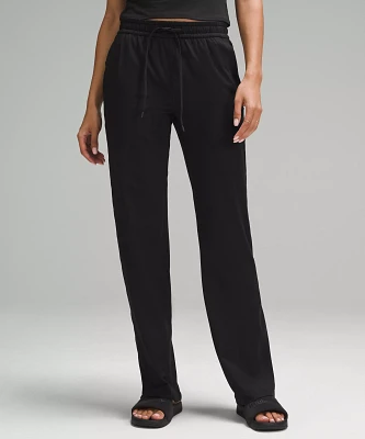 Soft Jersey Straight-Leg Mid-Rise Pant *Regular | Women's Pants
