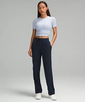 Soft Jersey Straight-Leg Mid-Rise Pant *Regular | Women's Pants