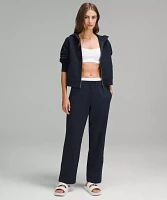 Soft Jersey Straight-Leg Mid-Rise Pant *Short | Women's Pants