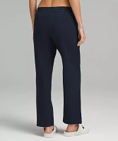 Soft Jersey Straight-Leg Mid-Rise Pant *Short | Women's Pants