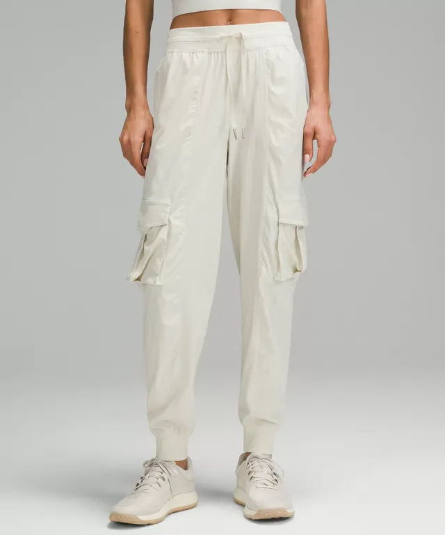 lululemon athletica, Pants & Jumpsuits, Lululemon White Studio Crop Pants  Size 6
