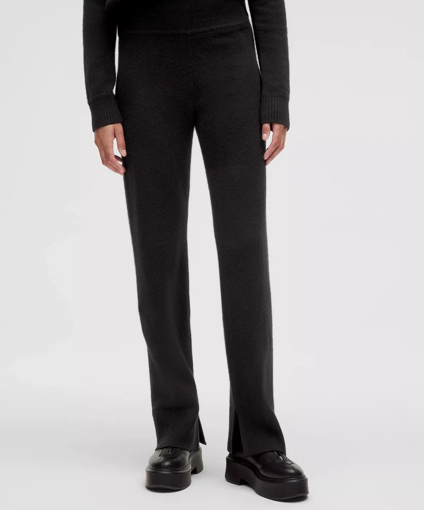 Cashmere Straight Leg Pant | Women's Pants