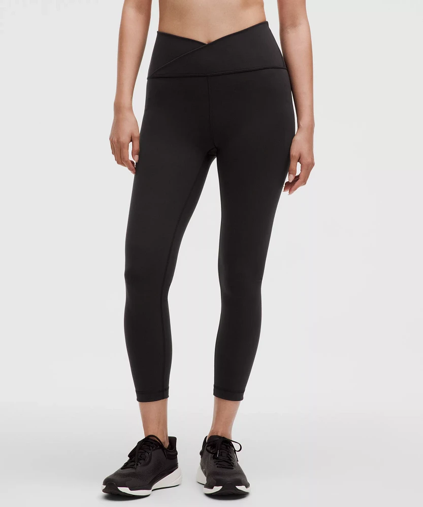 Wunder Train Cross-Waist Tight 25" | Women's Leggings/Tights