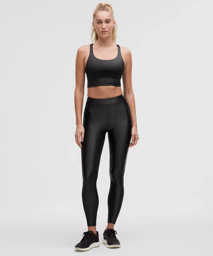 Satin Shine High-Rise Tight 28" | Women's Leggings/Tights