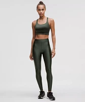 Satin Shine High-Rise Tight 28" | Women's Leggings/Tights