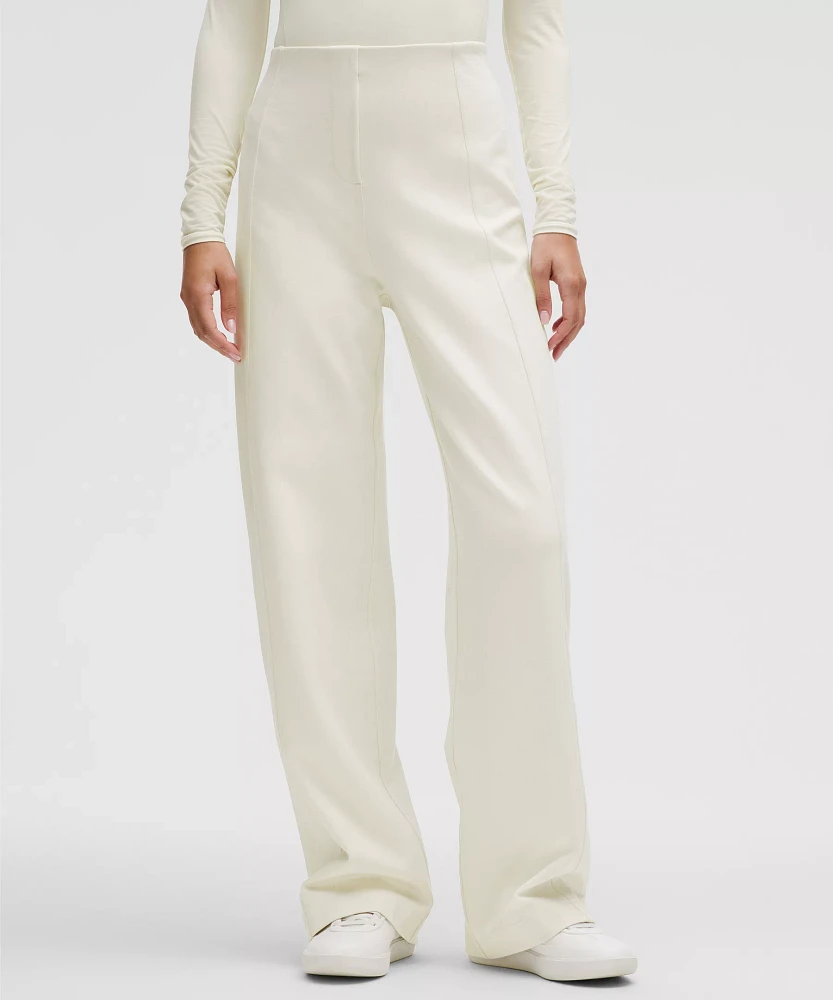 Stretch Knit Straight-Leg Pull-On Pant | Women's Pants