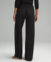 Modal High-Rise Wide-Leg Lounge Pant | Women's Pants