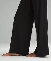 Modal High-Rise Wide-Leg Lounge Pant | Women's Pants