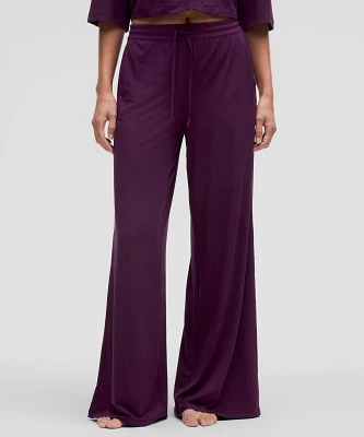 Modal High-Rise Wide-Leg Lounge Pant | Women's Pants