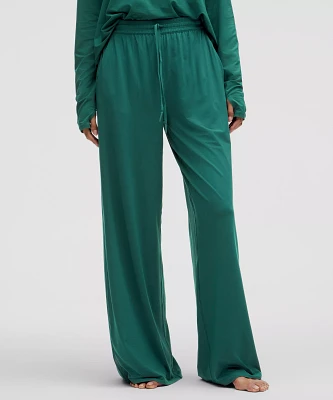 Modal High-Rise Wide-Leg Lounge Pant | Women's Pants