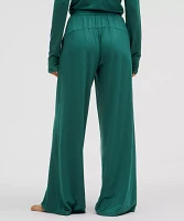 Modal High-Rise Wide-Leg Lounge Pant | Women's Pants