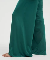 Modal High-Rise Wide-Leg Lounge Pant | Women's Pants