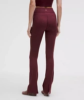 Soft Sueded Split-Hem High-Rise Mini-Flare Pant *Regular | Women's Pants