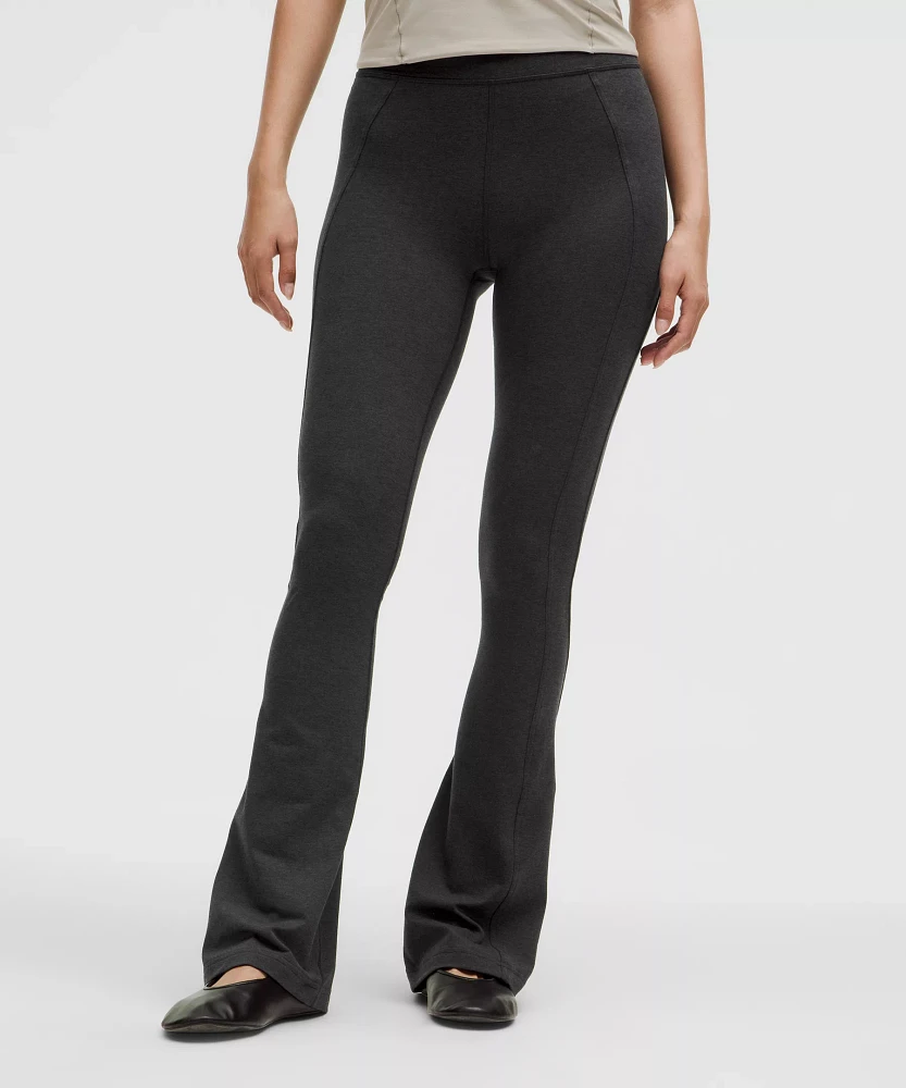 Soft Sueded Split-Hem High-Rise Mini-Flare Pant *Regular | Women's Pants