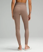 Wunder Train High-Rise Ribbed Tight 28" | Women's Leggings/Tights