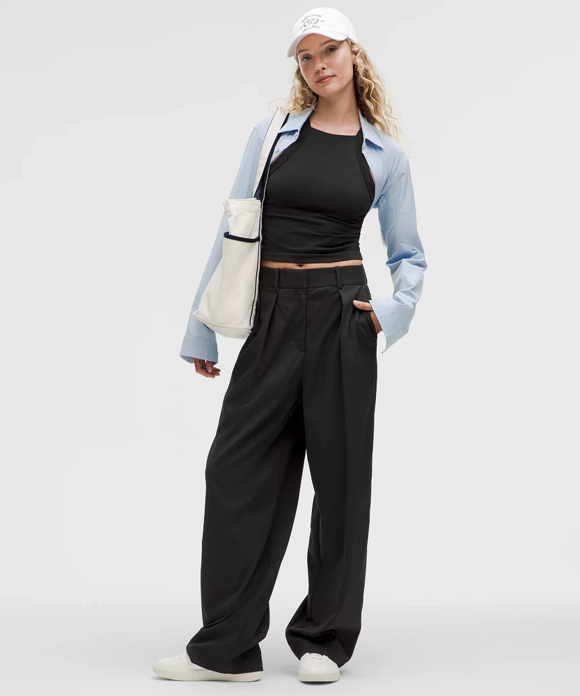 Pleat-Front High-Rise Trouser *Regular | Women's Trousers