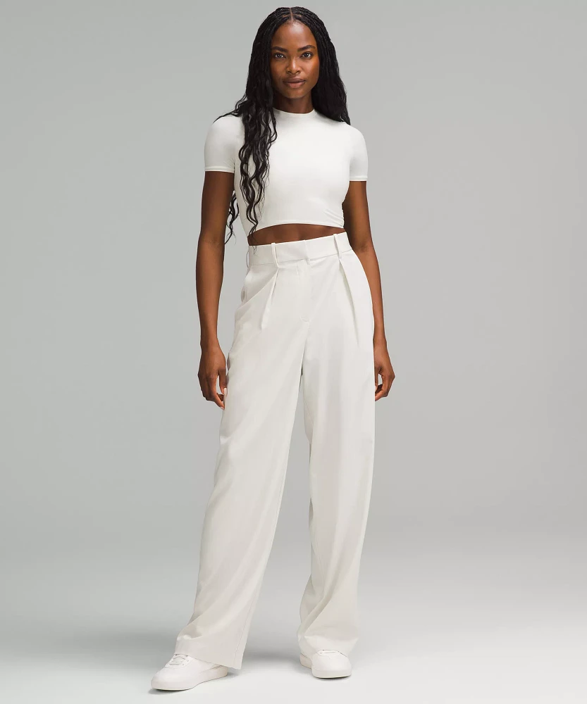 Pleat-Front High-Rise Trouser *Regular | Women's Trousers