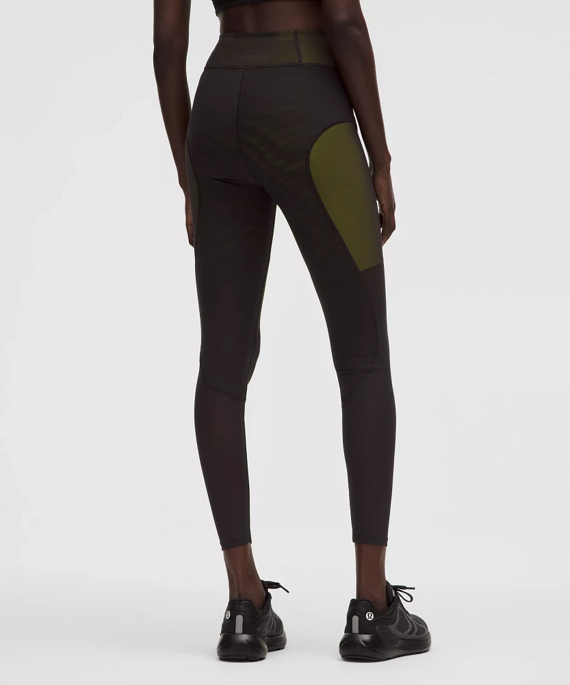 Mesh-Panelled High-Rise Tight 28" *SLNSH Collection | Women's Leggings/Tights