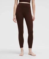 Groove High-Rise Ribbed Panel Tight 25" | Women's Leggings/Tights