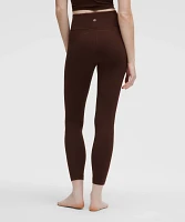 Groove High-Rise Ribbed Panel Tight 25" | Women's Leggings/Tights
