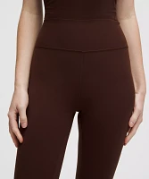 Groove High-Rise Ribbed Panel Tight 25" | Women's Leggings/Tights