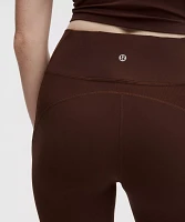 Groove High-Rise Ribbed Panel Tight 25" | Women's Leggings/Tights