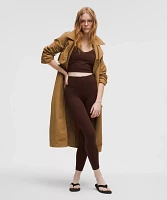 Groove High-Rise Ribbed Panel Tight 25" | Women's Leggings/Tights