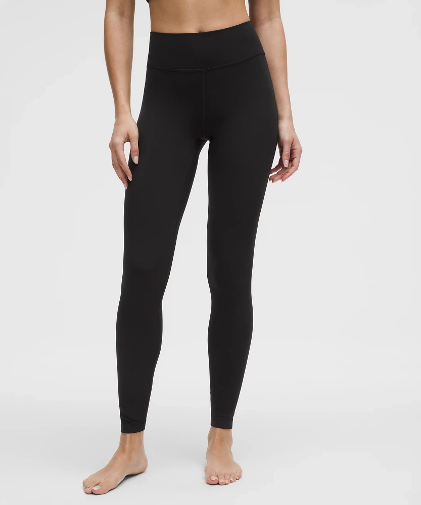 Groove High-Rise Ribbed Panel Tight 28" | Women's Leggings/Tights